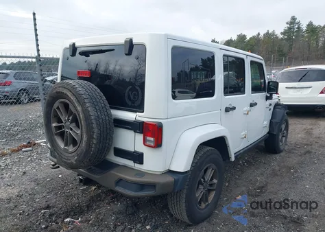 2016 Jeep Wrangler Unlimited 75Th Anniversary from USA, damaged, VIN 1C4BJWEG6GL348408